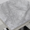 Marble Top End 201 Stainless Steel Side Tables Retangular Shape Marble Top End 201 Stainless Steel Side Tables Retangular Shape