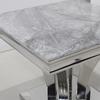 Marble Top End 201 Stainless Steel Side Tables Retangular Shape Marble Top End 201 Stainless Steel Side Tables Retangular Shape