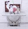 Living Room 65kg European Style Console Table 160cm Stainless Steel Frame