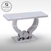Living Room 65kg European Style Console Table 160cm Stainless Steel Frame