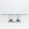 Rectangle Glass Top Home Coffee Table With Stainless Steel Leg Rectangle Glass Top Home Coffee Table With Stainless Steel Leg