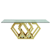 6 Seater Tempered Glass Dining Table
