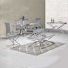 50cmx50cmx55cm Stainless Steel Side Tables For Living Room with Glass Top