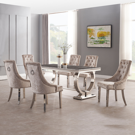 180cm Luxury Marble Dining Table