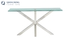 Steady 0.52CBM Italian Style Console Table Glass Top 12mm For Home Steady 0.52CBM Italian Style Console Table Glass Top 12mm For Home