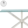 Steady 0.52CBM Italian Style Console Table Glass Top 12mm For Home Steady 0.52CBM Italian Style Console Table Glass Top 12mm For Home