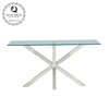 Steady 0.52CBM Italian Style Console Table Glass Top 12mm For Home Steady 0.52CBM Italian Style Console Table Glass Top 12mm For Home