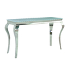 Qiancheng Marble Top SS Console Table 63x18x34inch Smooth Edge Qiancheng Marble Top SS Console Table 63x18x34inch Smooth Edge
