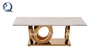 Italian Style Length 130cm Square Marble Coffee Table Stable Stainless Steel Frame Italian Style Length 130cm Square Marble Coffee Table Stable Stainless Steel Frame