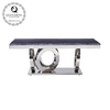 Italian Style Length 130cm Square Marble Coffee Table Stable Stainless Steel Frame Italian Style Length 130cm Square Marble Coffee Table Stable Stainless Steel Frame
