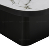 Three In One 120x60x36cm Square Stone Top Coffee Table Wrought Iron Square Table Three In One 120x60x36cm Square Stone Top Coffee Table Wrought Iron Square Table