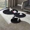 Home Office 0.16cbm SS Coffee Table Gold Base Sinter Stone top Home Office 0.16cbm SS Coffee Table Gold Base Sinter Stone top