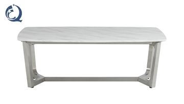 Marble 20mm White Granite Top Coffee Table Retangular Shape Home Furniture