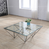 Luxury 0.5m3 SS Coffee Table 100x100x40cm High Temperature Resistance