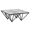 Luxury 0.5m3 SS Coffee Table 100x100x40cm High Temperature Resistance