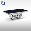 130x70x45cm Black Glass Top Coffee Table For Living Room Long Lasting Wear