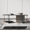 0.78Cbm / Set SS Steel Furniture Nordic Coffee Shop Table For Living Room