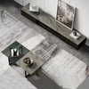 0.78Cbm / Set SS Steel Furniture Nordic Coffee Shop Table For Living Room