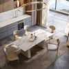 Rectangle Marble Top Black SS Steel Furniture Dining Table Rectangle Marble Top Black SS Steel Furniture Dining Table