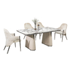 Rectangle Marble Top Black SS Steel Furniture Dining Table Rectangle Marble Top Black SS Steel Furniture Dining Table