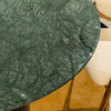 pandora marble real stone SS round dining table Qiancheng Furniture Collection Luxury furniture