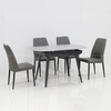 Round 105kg Extendable Dining Room Table Sets Sintered Stone Dining Table Round 105kg Extendable Dining Room Table Sets Sintered Stone Dining Table