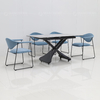 120x80x75cm Modern Rectangular Dining Tables Extending With 4 Chairs 120x80x75cm Modern Rectangular Dining Tables Extending With 4 Chairs