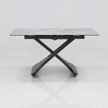 120x80x75cm Modern Rectangular Dining Tables Extending With 4 Chairs