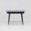 OEM 110kg Home Furniture Dining Room Tables Four Seater Extendable Dining Table